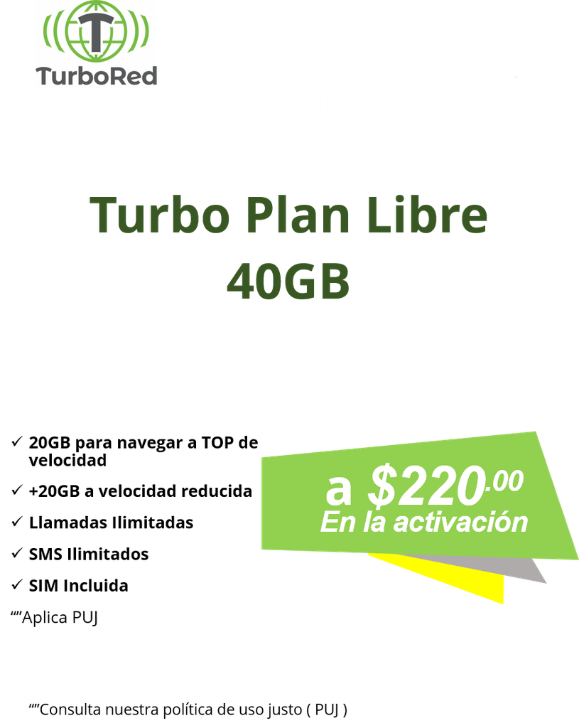 Plan Libre 40GB