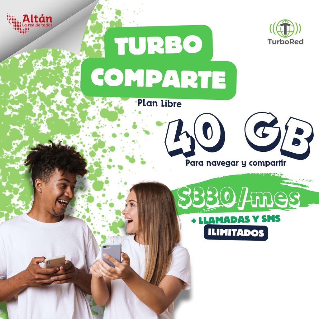 Activación Turbo Comparte 40GB Libre