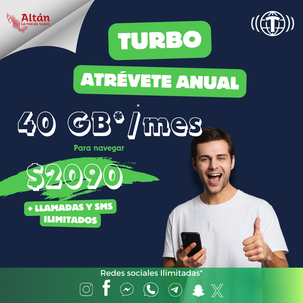 Turbo Atrévete Anual 40GB