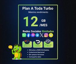 Activación Plan Prepago A Toda Turbo (e-SIM)