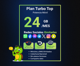 Activación Plan Prepago Turbo Top (e-SIM)