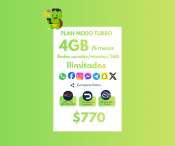 Activación Plan Semestral Modo Turbo