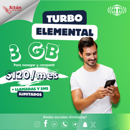 [ACTNEW] Activación Turbo Elemental 3GB