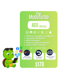 Activación Plan Prepago Modo Turbo